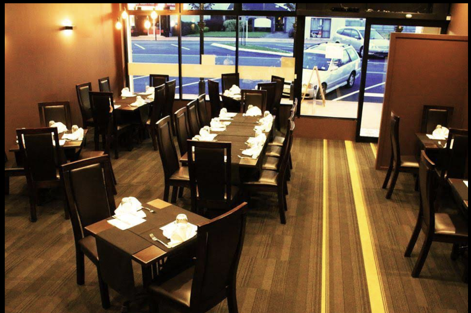 The dining room at 4 Flames